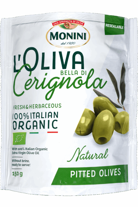 Oliva Leccino Natural Pitted Green Olives
