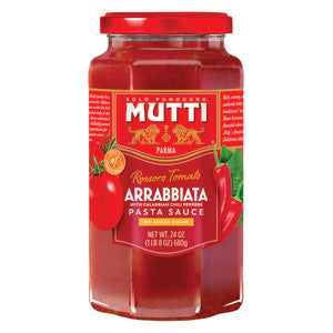MUTTI ARRABBIATA PASTA SAUCE WITH CALABRIAN CHILI PEPPERS