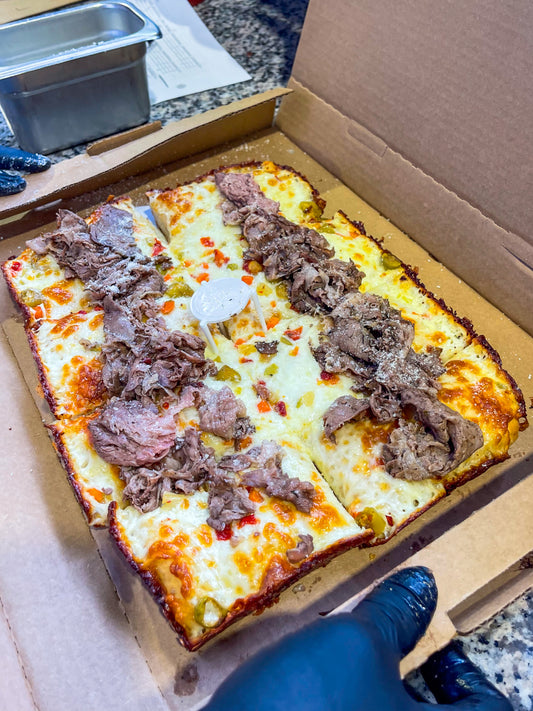 Beef & Giardiniera - Detroit Pizza