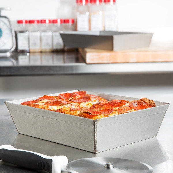 Aluminized Steel Detroit Style Pizza Pan (8x10)