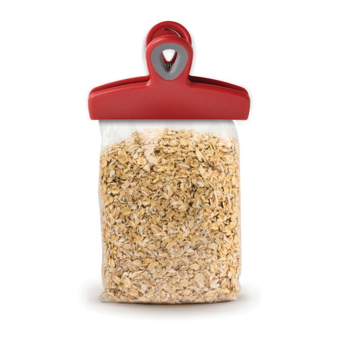 HIC Kitchen Large Bag Clips, Red Set of 2